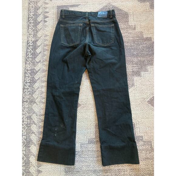 Women's Sz 6 CALVIN‎ KLEIN Bootleg Five Pocket Black Jeans Denim - Picture 7 of 10